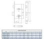 Zamek drzwiowy LOB 72/55