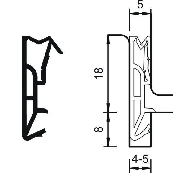 Uszczelka SV 185 brąz rustykalny