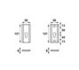 Rozeta AXA HAGA F6 INOX WB