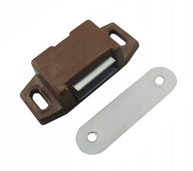 Magnesy meblowe brąz