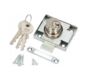 Zamek meblowy ZMB1 niklowany