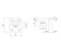 Zamek meblowy ZMB1 niklowany
