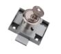 Zamek meblowy ZMB1 niklowany