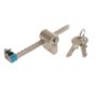 Zamek meblowy gablowtowy ZG02 nikiel