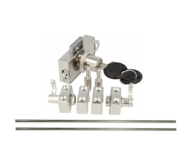 Zamek meblowy baskwilowy 100cm do szafek
