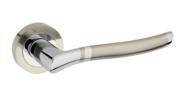 Klamka kr. NARCYZ koło satyna chrom