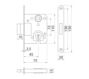 Zamek HOBES K 051 72/45 KL