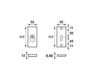 Rozeta AXA ODIN F6 INOX WB