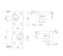 Zamek meblowy ZMB2 niklowany