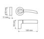 Klamka kr. DH-96A-24Z-AB