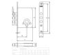 Zamek LOB Z200 nikiel