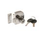 Zamek meblowy drzwi szklanych podwójny X-917 chrom
