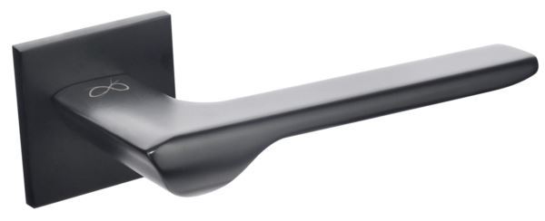 Klamka kr. LINEA kwadrat czarna