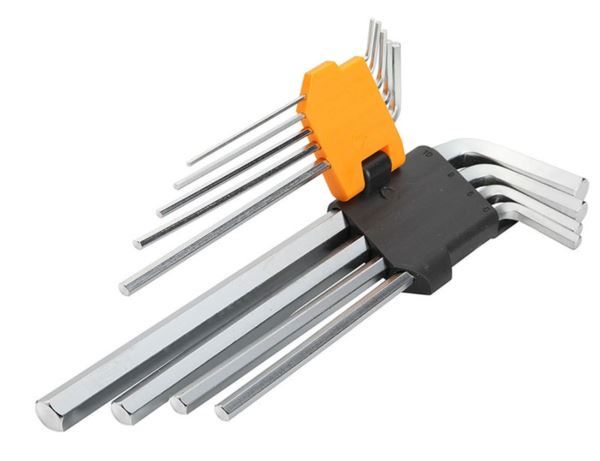 Klucze imbusowe TOLSEN bardzo długie 1.5-10mm.9szt