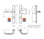 Pochywt-klamka SATURN czarny 32 92/247 WB