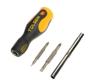 Wkrętak 6w1 PH1+SL5, PH2+SL6