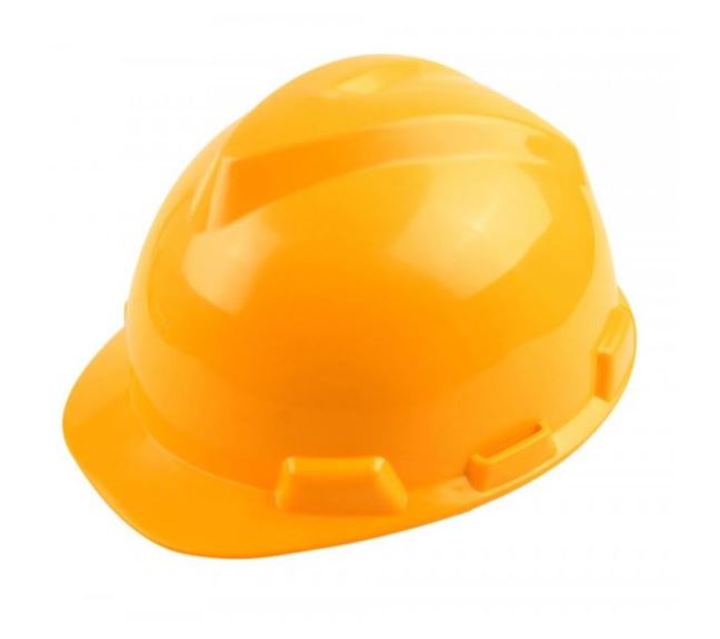 Kask ochronny TOLSEN żółty