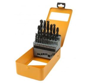 Zestaw wierteł do metalu HSS 1.5-13 czarne 25 szt.
