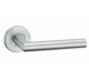 Klamka kr. DUO rozeta okrągła INOX