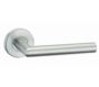 Klamka kr. DUO rozeta okrągła INOX