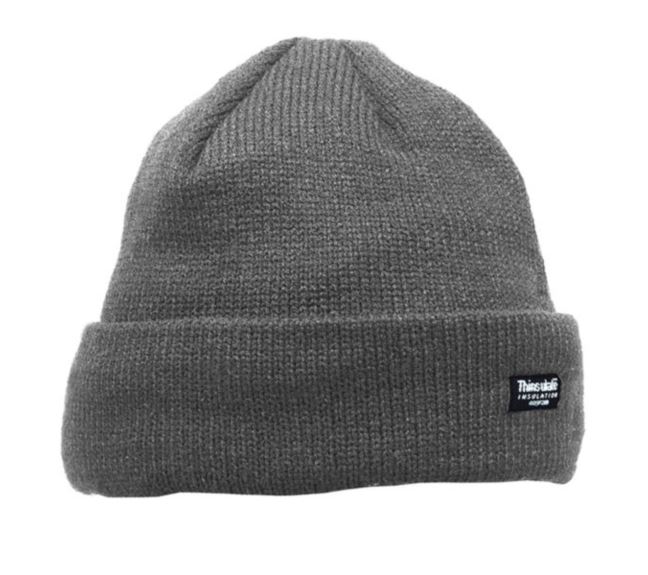 Czapka zimowa THINSULATE 04380 szara/czarna