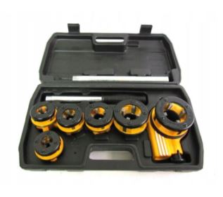 Zestaw do gwintowania rur TOLSEN 9 szt.