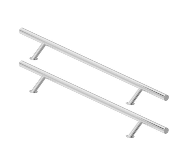 Uchwyt INOX okrągły fi35 skośny dwustr.