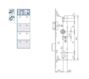 Zasuwnica FUHR 16/55/92/8 W 2 haki, 2 rolki