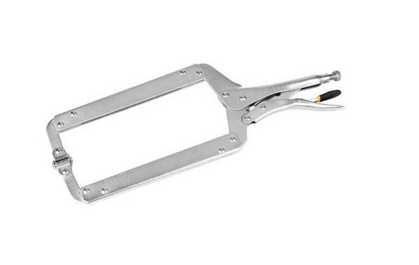 Szczypce zaciskowe TOLSEN 440mm obrotowe podkładki