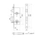 Zamek WILKA 1438 92/... stal nierdzewna 24x245x3