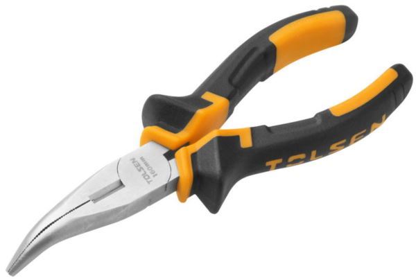 Szczypce długie TOLSEN wygięte