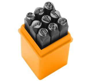 Znaczniki cyfrowe TOLSEN 6 mm 9 szt.