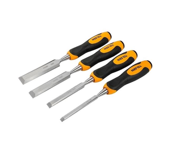 Dłuta do drewna TOLSEN 6,13,19,25 mm 4 szt.