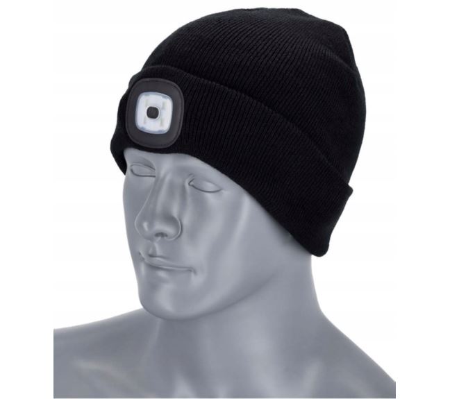 Czapka z latarką RAY