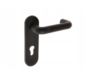 Klamka do drzwi technicznych 72 trzpień 9 czarna