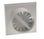Osłona wentylacyjna z wiatrakiem biała