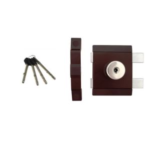 Zamek TYTAN Gerda ZK 2-bęb. brąz