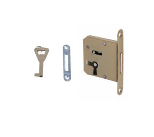 Zamek meblowy wpuszczany Lewy