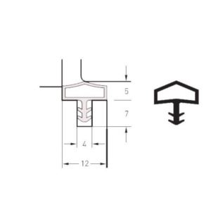 Uszczelka M 7292 biała