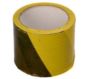 Taśma żółto-czarna 100m.