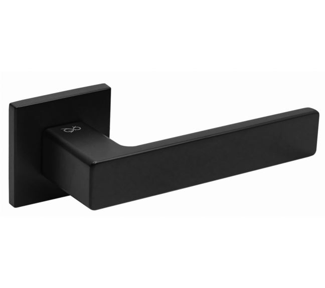 Klamka kr. CAVO FIT kwadrat czarna