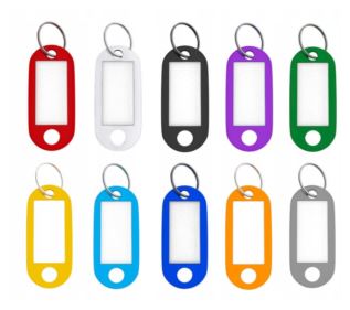 Etykieta do kluczy jednostronna