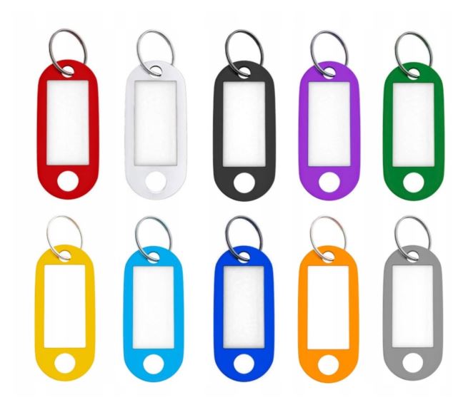 Etykieta do kluczy jednostronna