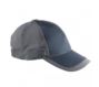Czapka z daszkiem URGENT z siatką szara