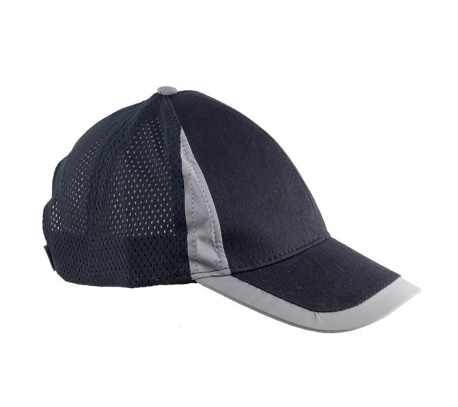 Czapka z daszkiem URGENT z siatką czarna