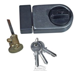 Zamek G wierzchni ZN 100 grafit