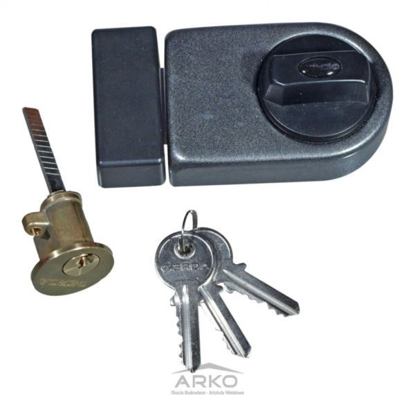 Zamek G wierzchni ZN 100 grafit