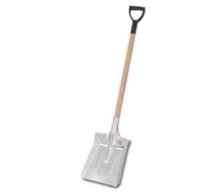 Łopata aluminiowa nr 3 trzon drewniany DY plastik